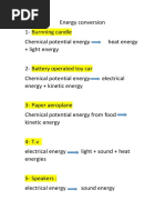 Energy Conversion