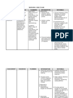 Nursing Care Plan