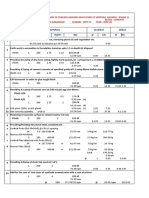 Particulars/ QTY/Rate Unskilled Skilled No Length Breadth Depth Qty at Lab. at No. S. No