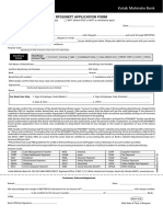 RTGS and NEFT Application Form