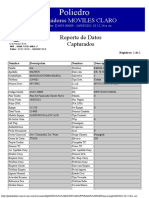 Reporte Datos Ingresados