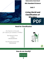 8th Standard Science Unit 1: Living World and Classification of Microbes