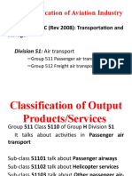 NIC Classification of Aviation Industry