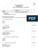 Examen Diagnostico Sistemas Elèctricos y Electrònicos