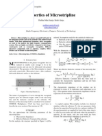 Properties of Microstripline