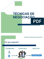 Slide Tecnicas de Negociação