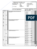 Preliminary Boring Log: Rock/Soil Description