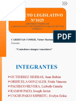 Decreto Legislativo N°1025: CARDENAS COSSER, Victor Mariano