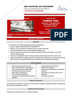 Torno CNC Operación y Programación Modulo 2 Isfim - Rev1