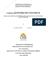 FIBRE REINFORCED CONCRETE - Documentation