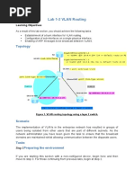 Lab 1-2 VLAN Routing: Topology