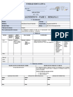 Plan de Diagnóstico Semana 1 y 2