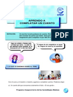 Aprendo A Completar Un Cuento