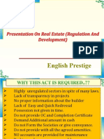 English Prestige - Presentation On Real Estate (Regulation and Development)