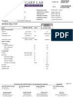 Semen Analysis: Result