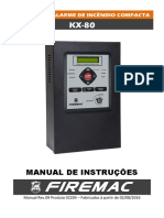 Firemac Manual Central de Alarme de Incêndio KX 80