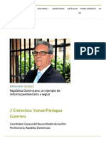 República Dominicana - Un Ejemplo de Reforma Penitenciaria A Seguir - Revista JUSTICE TRENDS