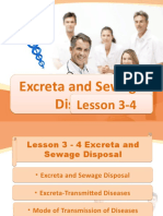 Excreta and Sewage Disposal