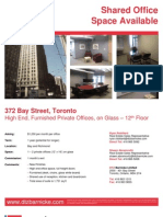 Shared Office Space Available: 372 Bay Street, Toronto