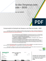 Manual SIGEPE - Comprovação de Quitação Das Despesas Com Plano de Saúde