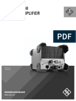 R&S®SAM100 System Amplifier: Specifications