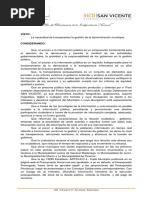 Ord. 4810 de Transparencia Fiscal - Municipio de San Vicente