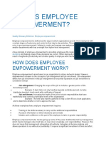 What Is Employee Empowerment