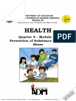 Health: Quarter 4 - Module 4A Prevention of Substance Use and Abuse