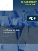 Do Not Reprint © Fortinet: Fortimanager Lab Guide