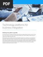 Technology Platforms For Buisness Integration