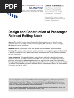 Design and Construction of Passenger Railroad Rolling Stock: Standard