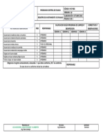 Registro Control Preventivo Plagas