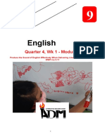 Eng9 - Q4 - Wk1 - Mod5 - Produce The Sound of English Effectively When Delivering Lines in A Full Length Play - V4.docs