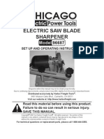 Electric Saw Blade Sharpener: Model