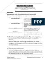 Chapter 2 - Measurements and Calculations