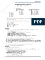 TD Algèbre Relationnelle