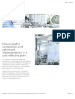 Deltav Life Sciences: Ensure Quality, Compliance, and Optimized Implementation in A Cost-Effective Plant