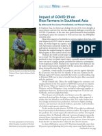 Impact of COVID-19 On Rice Farmers in Southeast Asia: East-West