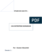 Etude de Cas Borgrain