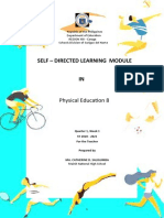 Self - Directed Learning Module: Physical Education 8