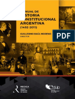 Manual de Historia Constitucional Argentina (1492-2011)