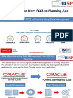 Oracle FCCS To Planning Data Migration