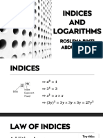 Indices and Logarithms