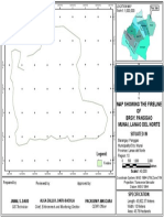 Map Showing The Fireline OF Brgy. Panggao Munai, Lanao Del Norte