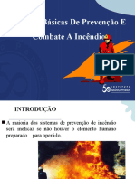 Noções Básicas de Prevenção E Combate A Incêndios