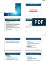 Administering Questionnaires: Different Types Design Questionnaires Cross-Cultural