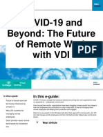 Covid 19 and Beyond The Future of Remote Work With VDI