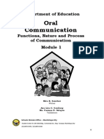 Oral Communication Module 1