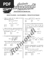 Algebra - Polinomios - Valor Numerico