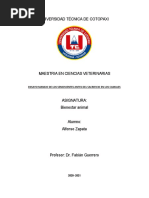 Ensayo BIENESTAR ANIMAL Alfonso Zapata